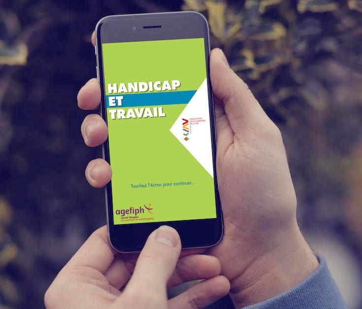 Handicap et travail application smartphone FNATH