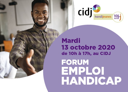 Forum emploi handicap du CIDJ : Rencontres, réseau et conseils