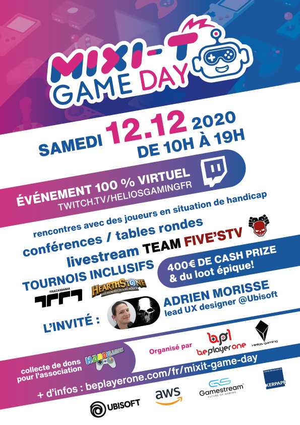 jeux vidéo et handicap MIXIT day