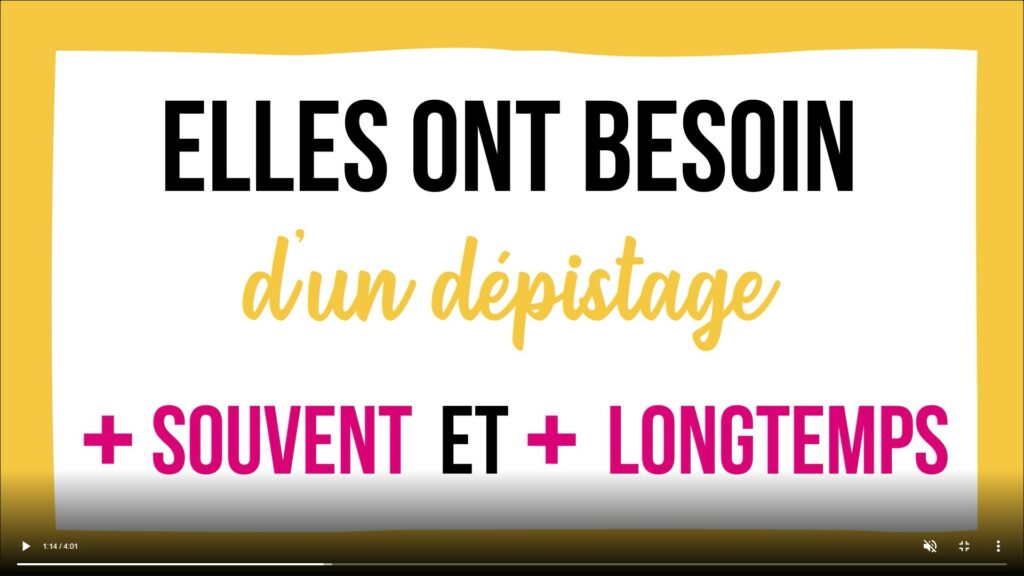 Cancer du col de l’utérus : Campagne de dépistage des femmes fragilisées