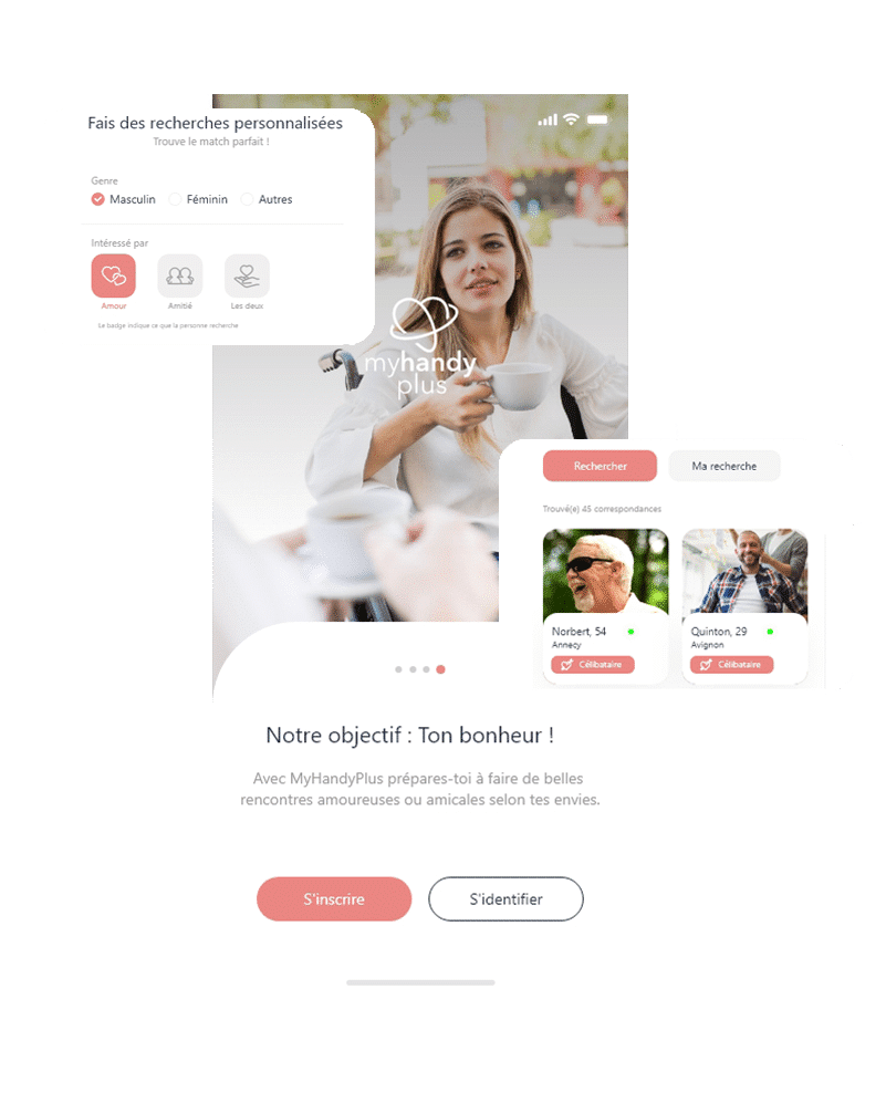 Rencontres amour et amitié autour du handicap : découvrez My handy plus