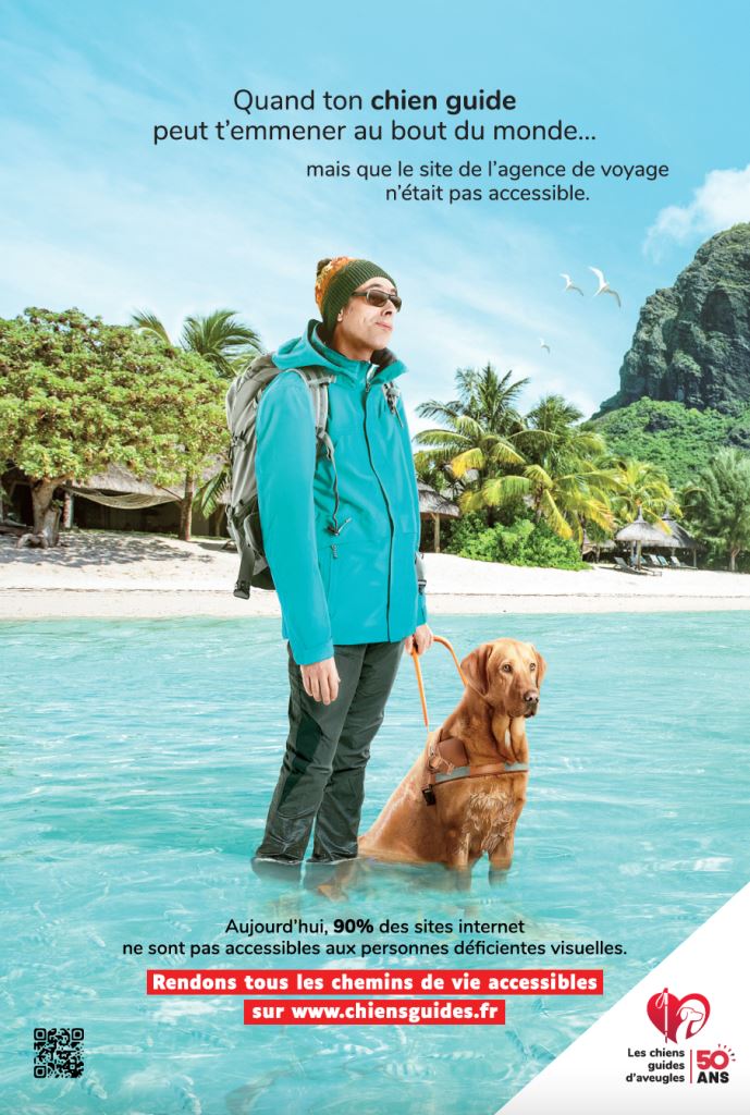 Vacances et déficience visuelle : Près d’une personne sur deux a renoncé