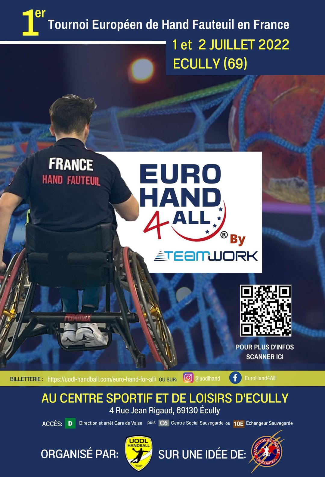 Affiche de l'Euro Hand 4 All