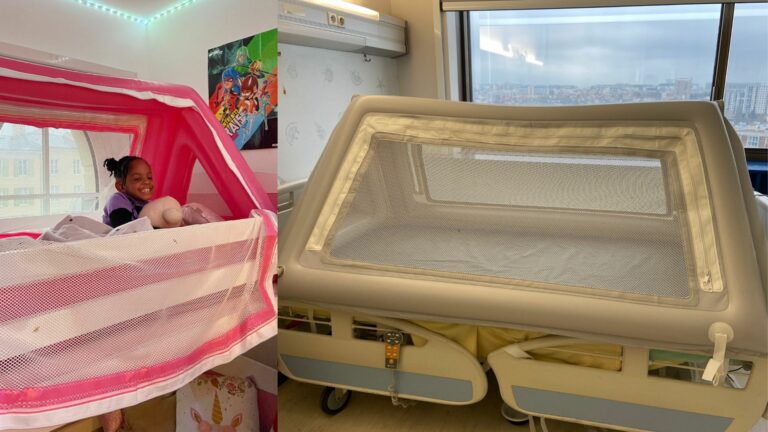 Handilit, une tente gonflable pour sécuriser le lit des enfants