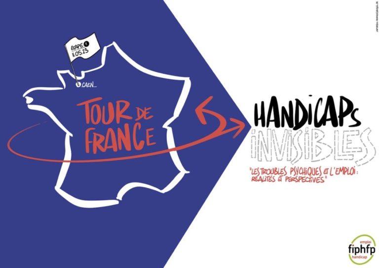Un Tour de France des Handicaps Invisibles pour la question de l’emploi