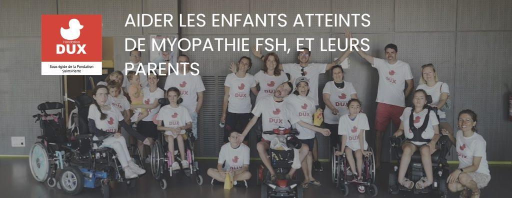 affiche de la Fondation DUX myopathie FSH