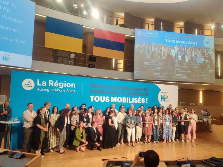 La Région Auvergne-Rhône-Alpes récompense les acteurs du milieu du handicap et de la formation !