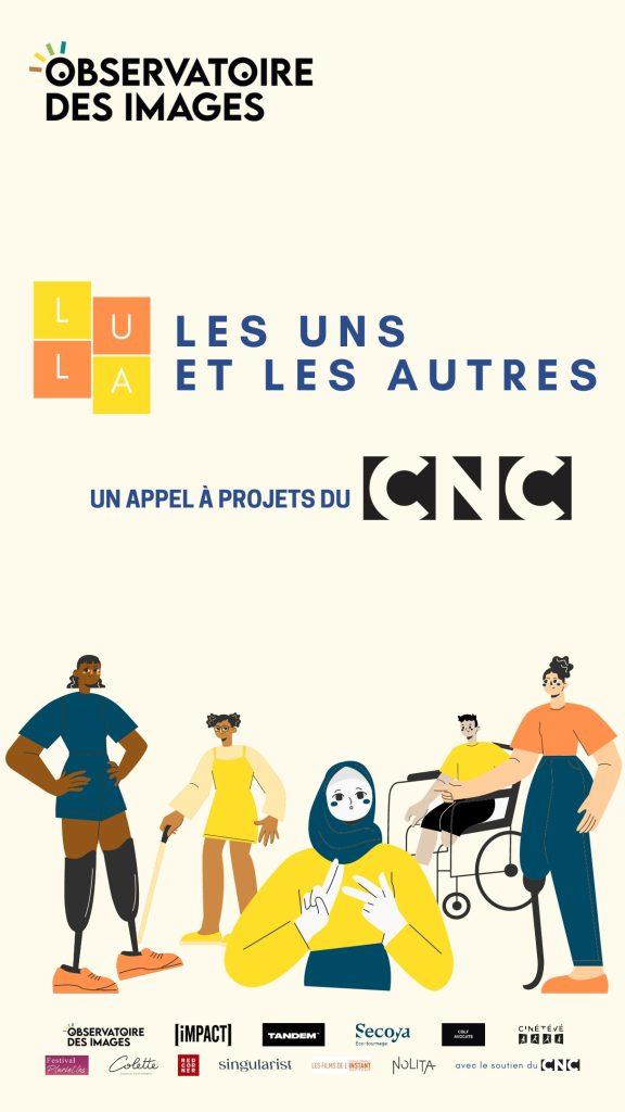 affiche de promotion industrie du cinéma et handicap