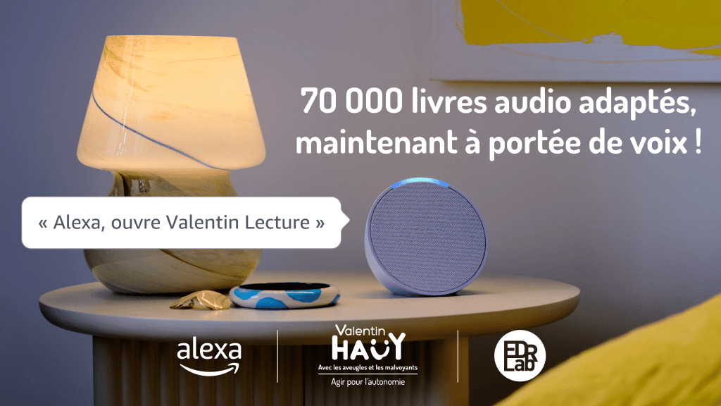 70 000 livres audio adaptés vont être disponibles gratuitement sur Alexa