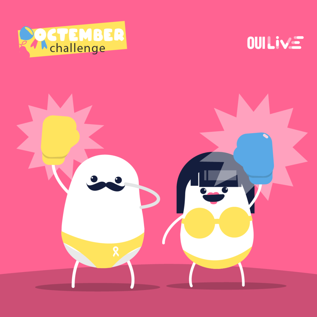 Octobre rose : OuiLive propose aux entreprises de créer le Challenge Octember