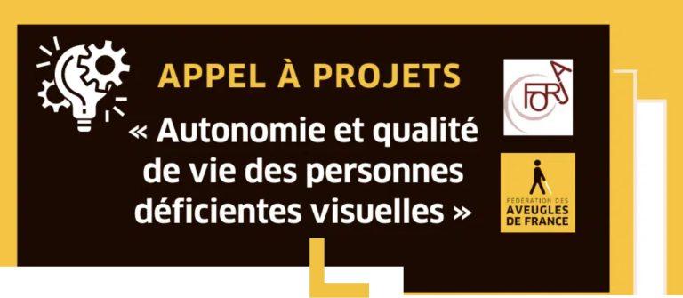 Appel à projet pour améliorer la vie des personnes déficientes visuelles