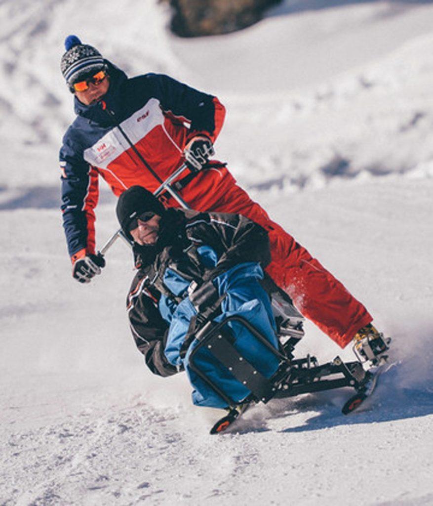 Tandemski
dossier activités d'hiver accessibles