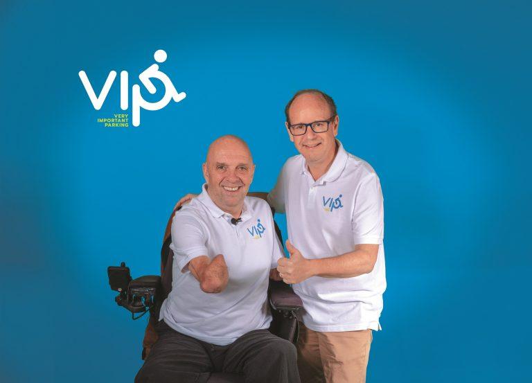 Philippe Croizon et Thierry Garot, créateurs de VIP VIP Very Important Parking © Symaps