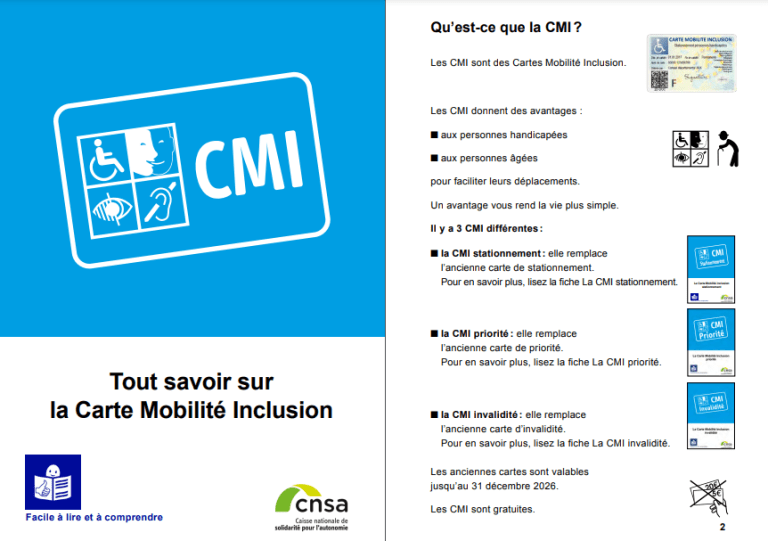 extrait CMI en méthode FALC © CNSA